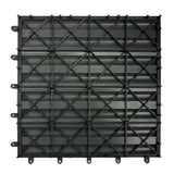 66 x WPC Decking Floor Tiles 30x30cm - Grey - Like New
