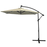 Cream 3m LED Cantilever Parasol - Like New