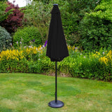 Black 2.7m LED Tilt Parasol - Like New