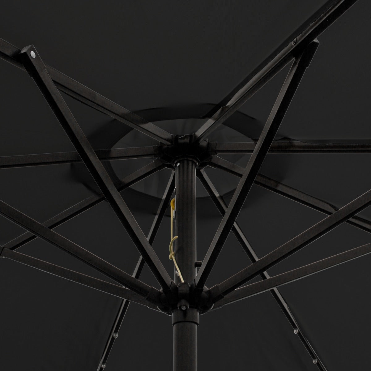 Black 2.7m LED Tilt Parasol - Used - Good