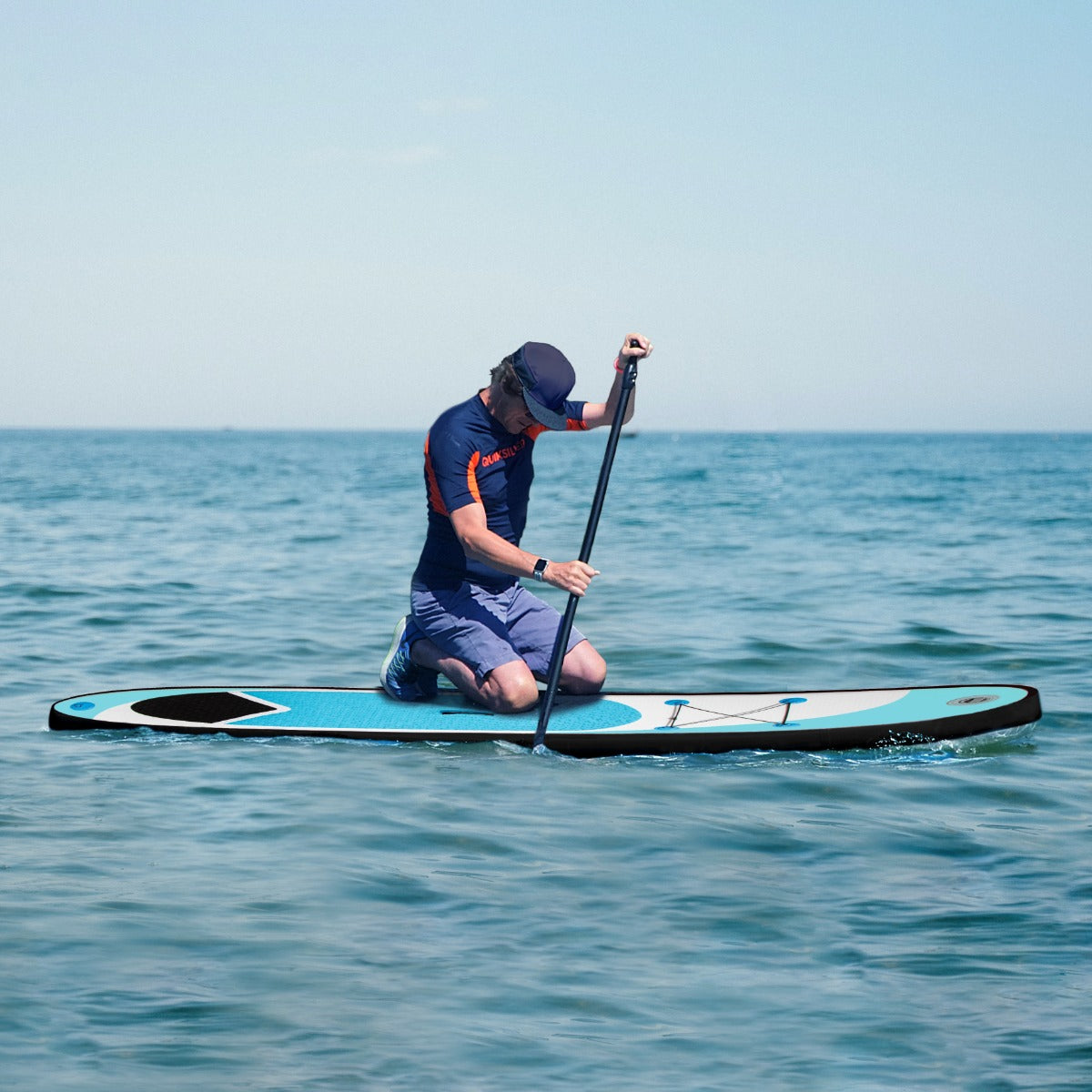 10ft Blue Inflatable Paddle Board - Used - Acceptable