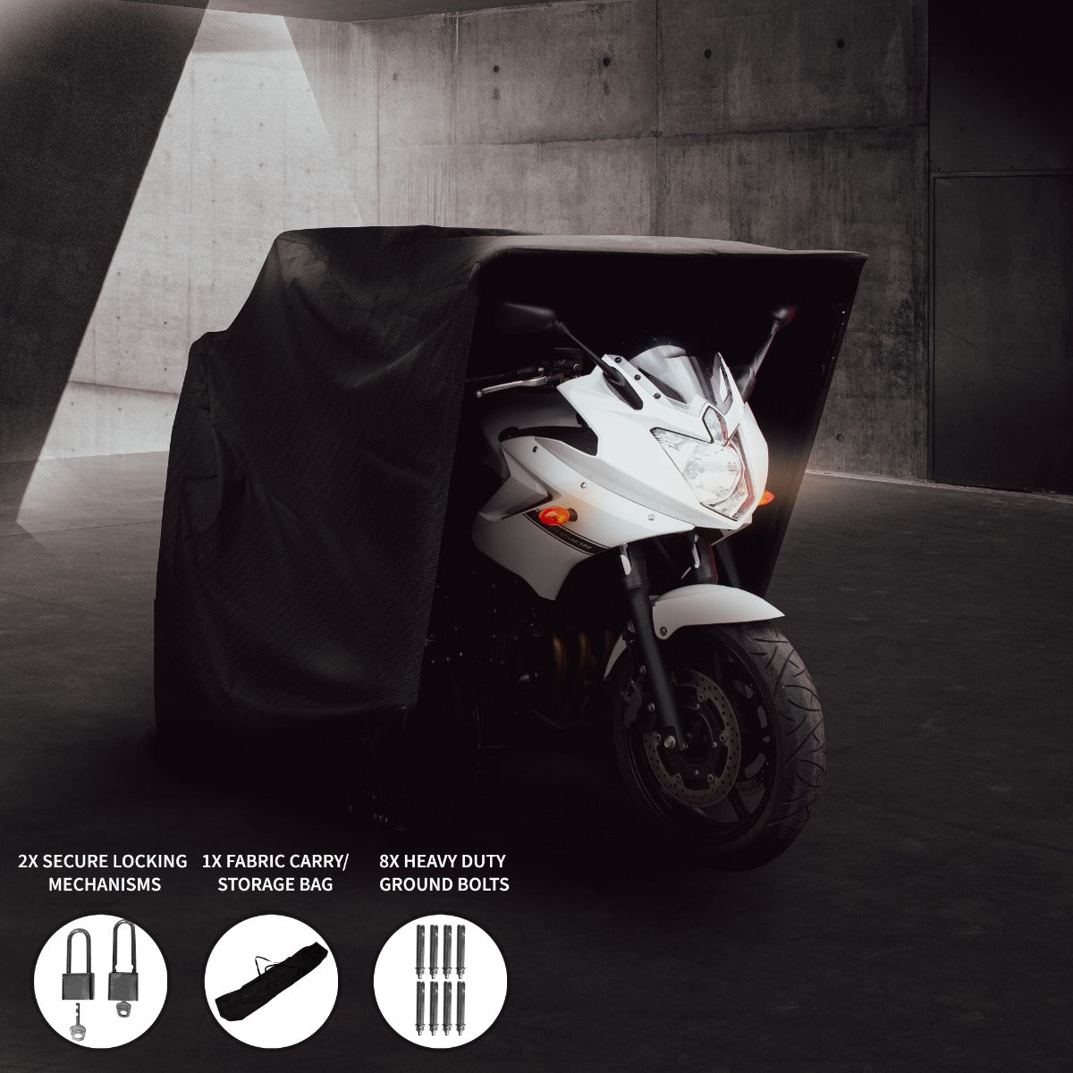 Large Motorbike Tent - Used - Acceptable