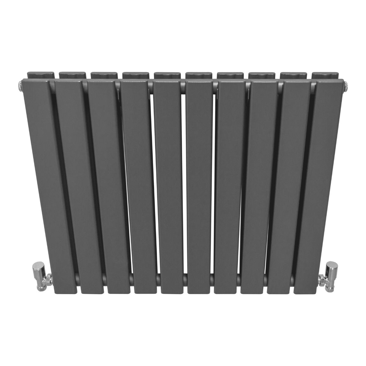 Designer Flat Panel Radiators Anthracite Grey 600mm x 700mm - Used - Acceptable