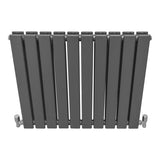 Designer Flat Panel Radiators Anthracite Grey 600mm x 700mm - Used - Acceptable