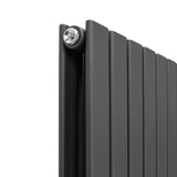 Designer Flat Panel Radiators Anthracite Grey 600mm x 700mm - Used - Acceptable