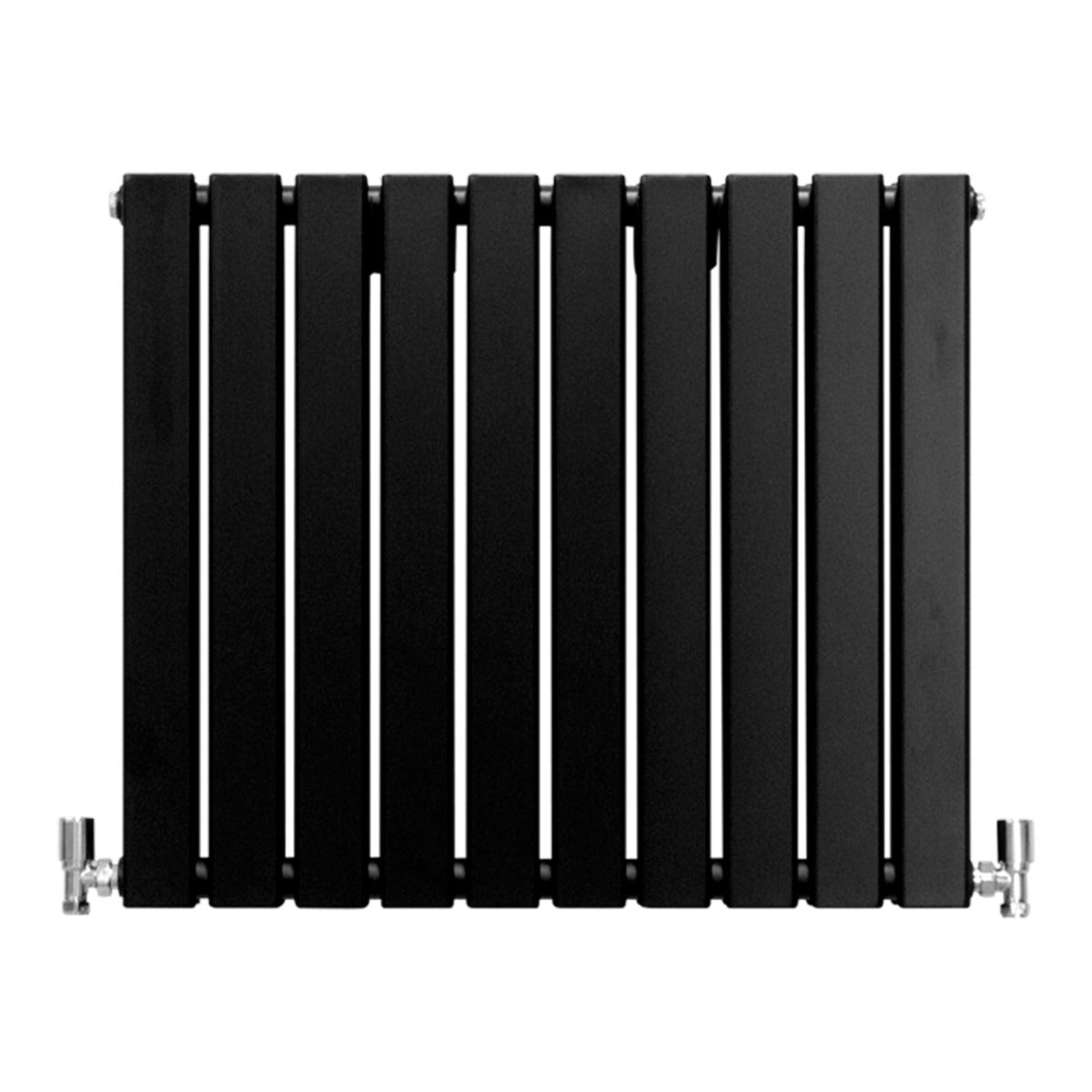 Designer Flat Panel Radiators Matte Black 600mm x 700mm - Used - Good