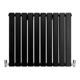 Designer Flat Panel Radiators Matte Black 600mm x 700mm - Used - Good