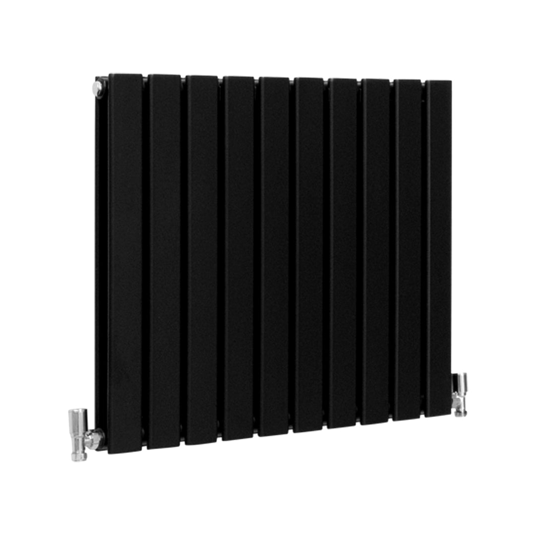 Designer Flat Panel Radiators Matte Black 600mm x 700mm - Used - Very Good