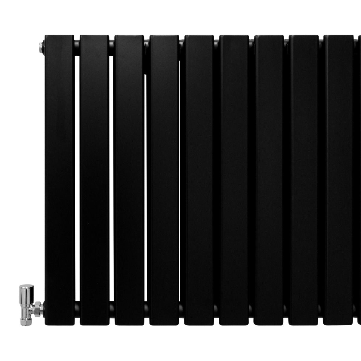 Designer Flat Panel Radiators Matte Black 600mm x 700mm - Used - Good