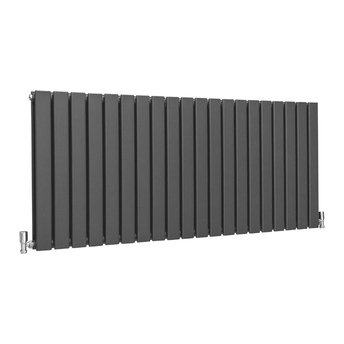 Designer Flat Panel Radiators Anthracite Grey 600mm x 1400mm - Used - Good