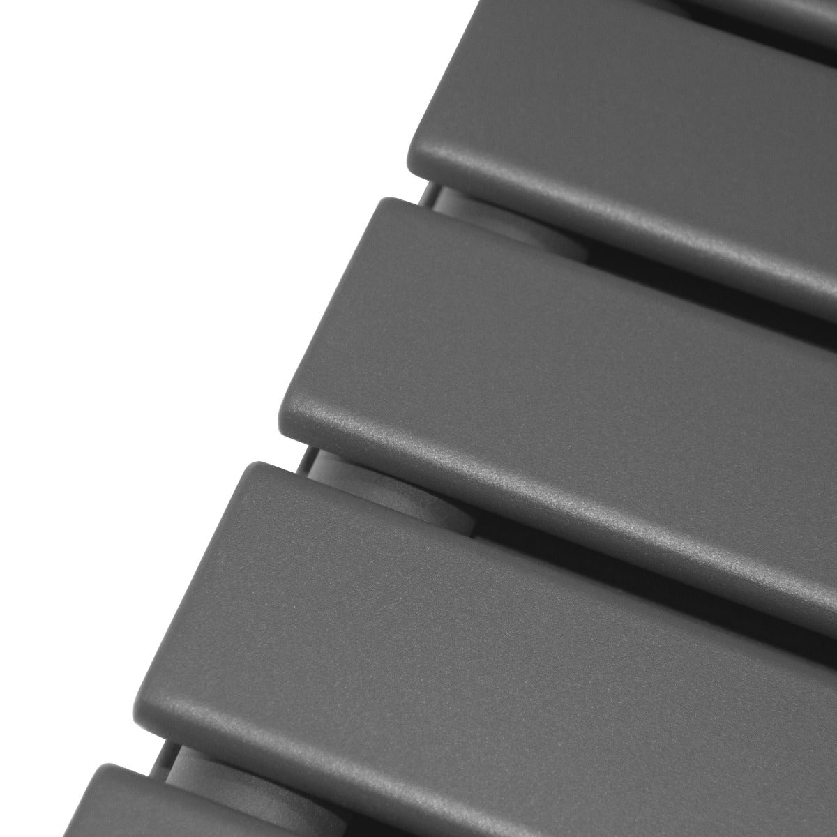 Designer Flat Panel Radiators Anthracite Grey 1600mm x 280mm - Like New