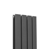 Designer Flat Panel Radiators Anthracite Grey 1600mm x 280mm - Used - Very Good