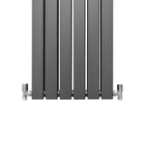 Designer Flat Panel Radiators Anthracite Grey 1600mm x 420mm - Like New