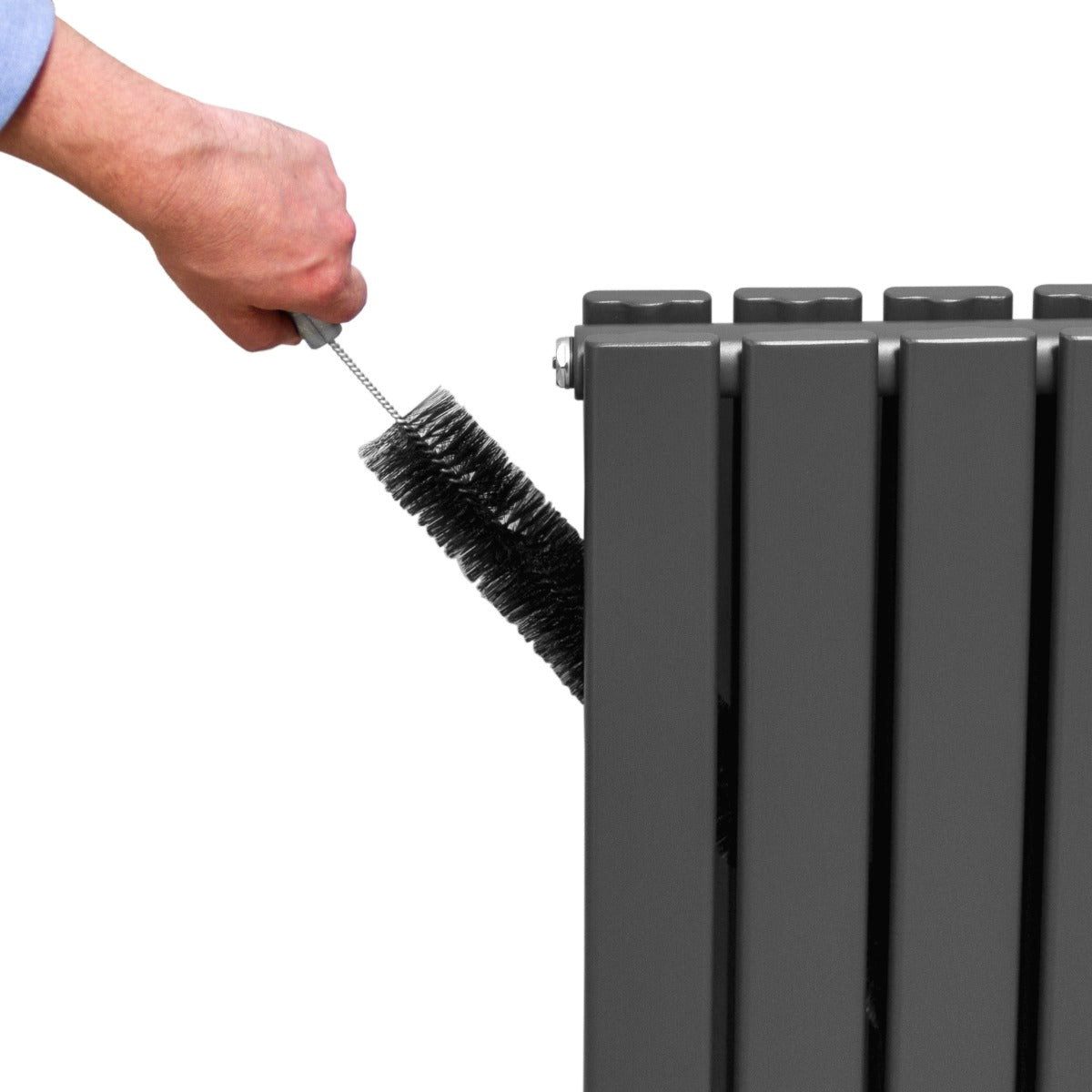 Designer Flat Panel Radiators Anthracite Grey 1600mm x 420mm - Like New