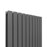 Designer Flat Panel Radiators Anthracite Grey 1600mm x 700mm - Used - Good