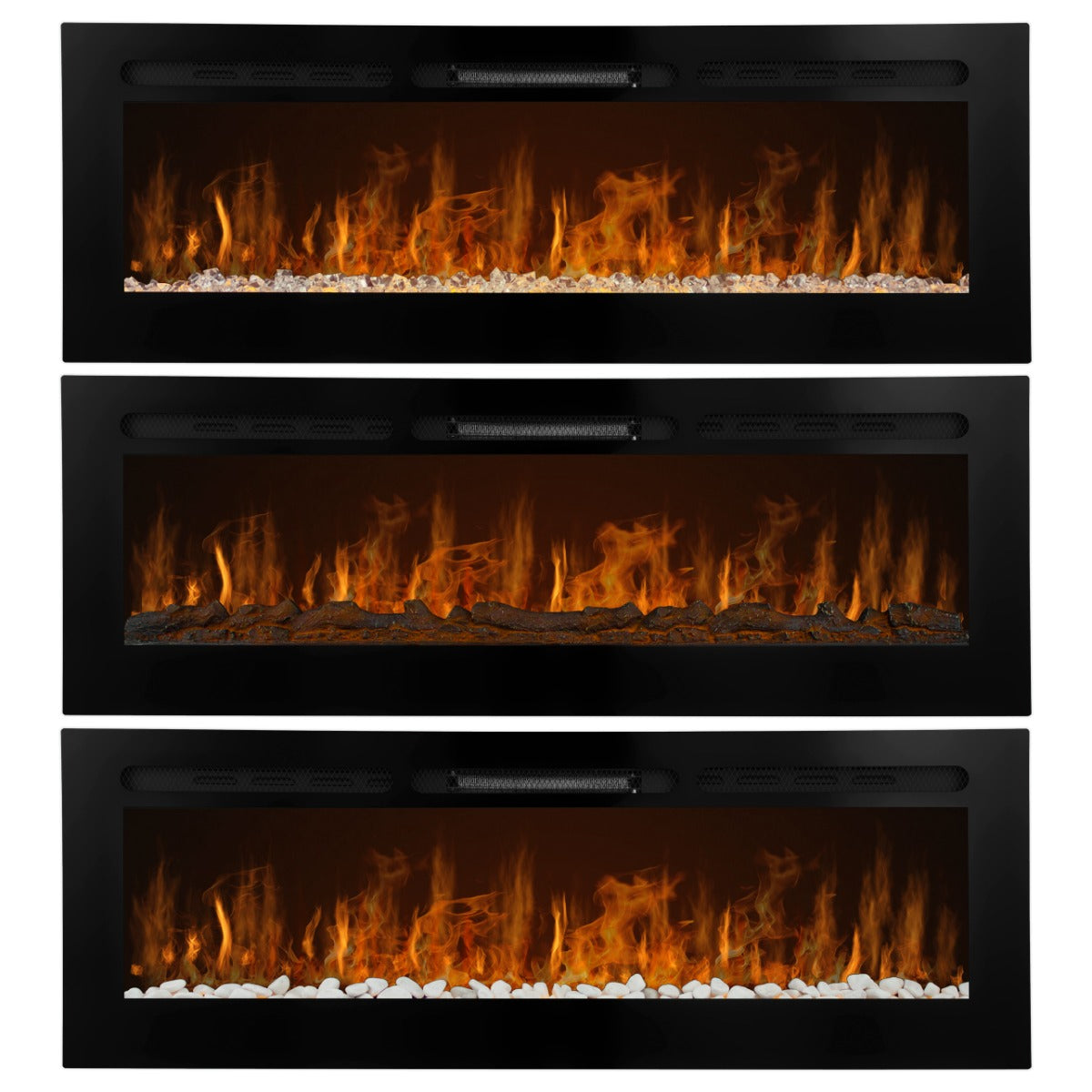 Electric Inset Fireplace 60” - Like New