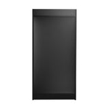 Black Wooden Litter Bin & Tray Stand - Like New