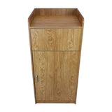 Light Oak Wooden Litter Bin & Tray Stand - Used - Very Good