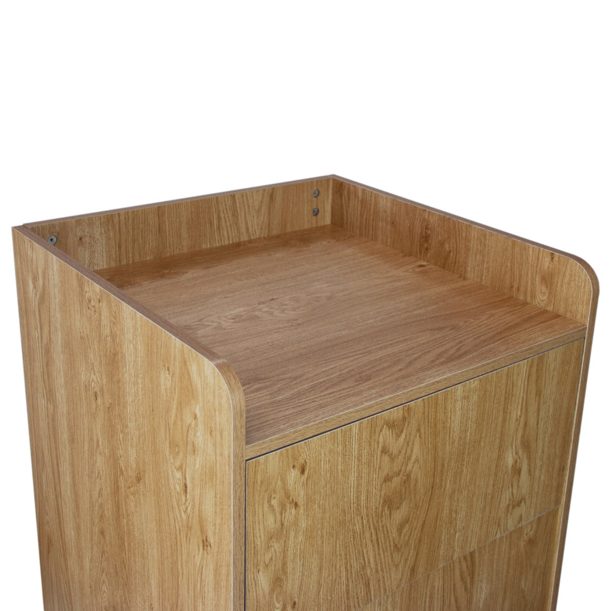 Light Oak Wooden Litter Bin & Tray Stand - Like New