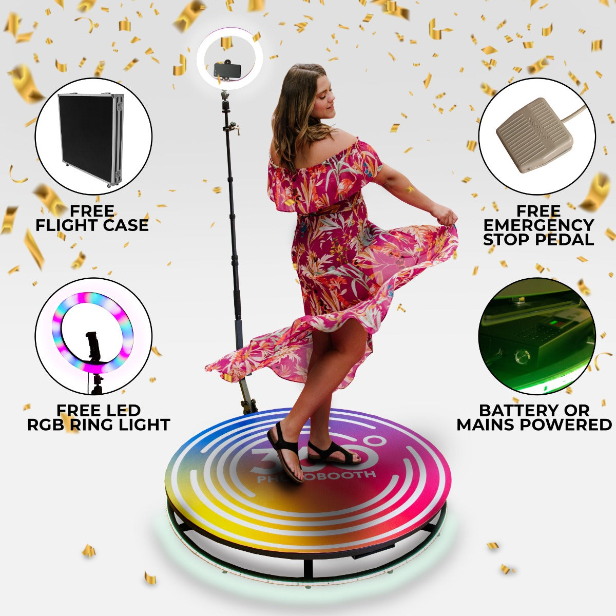 360 Photo Booth - 115cm - Like New