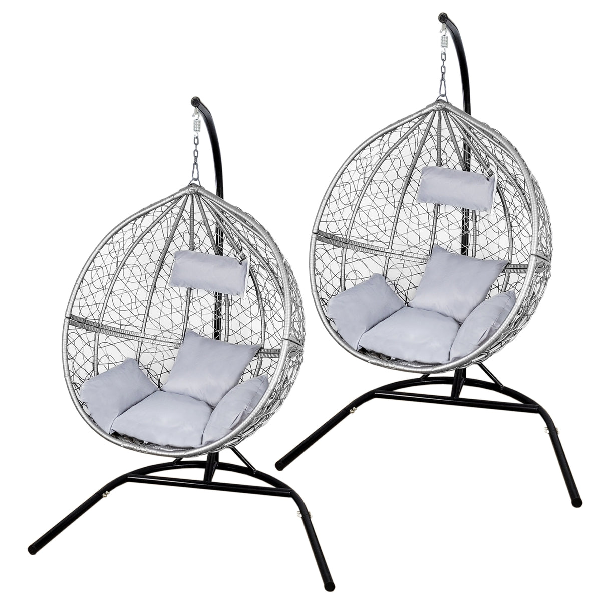2 Grey Egg Chairs - Used - Very Good