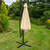 Beige 3m LED Cantilever Parasol - Used - Very Good