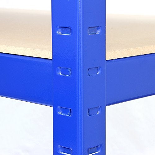 Monster Racking T-Rax Strong Storage Shelves, Blue, 120cm W, 60cm D, Set of 3 - Used - Good