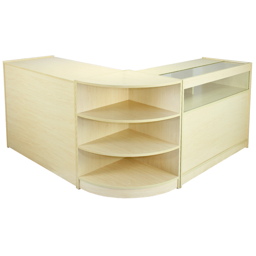 Zenith Maple Shop Counter & Retail Display Set - Used - Acceptable