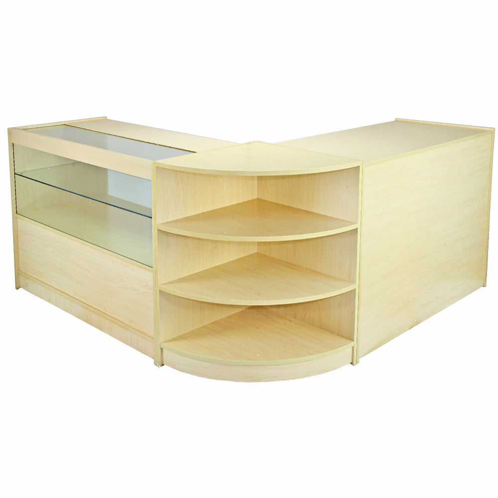 Nova Maple Shop Counter & Retail Display Set - Like New