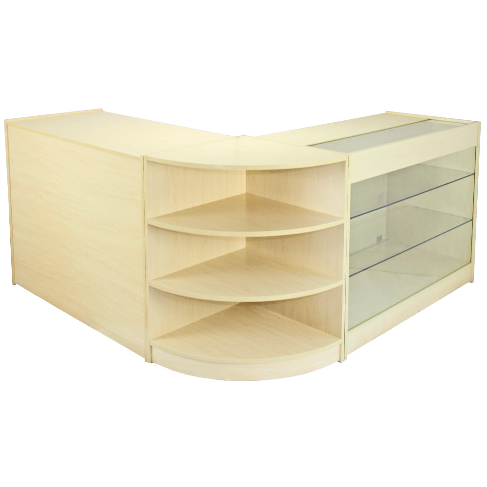 Titan Maple Shop Counter & Retail Display Set - Like New