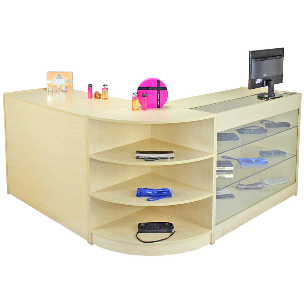 Titan Maple Shop Counter & Retail Display Set - Like New