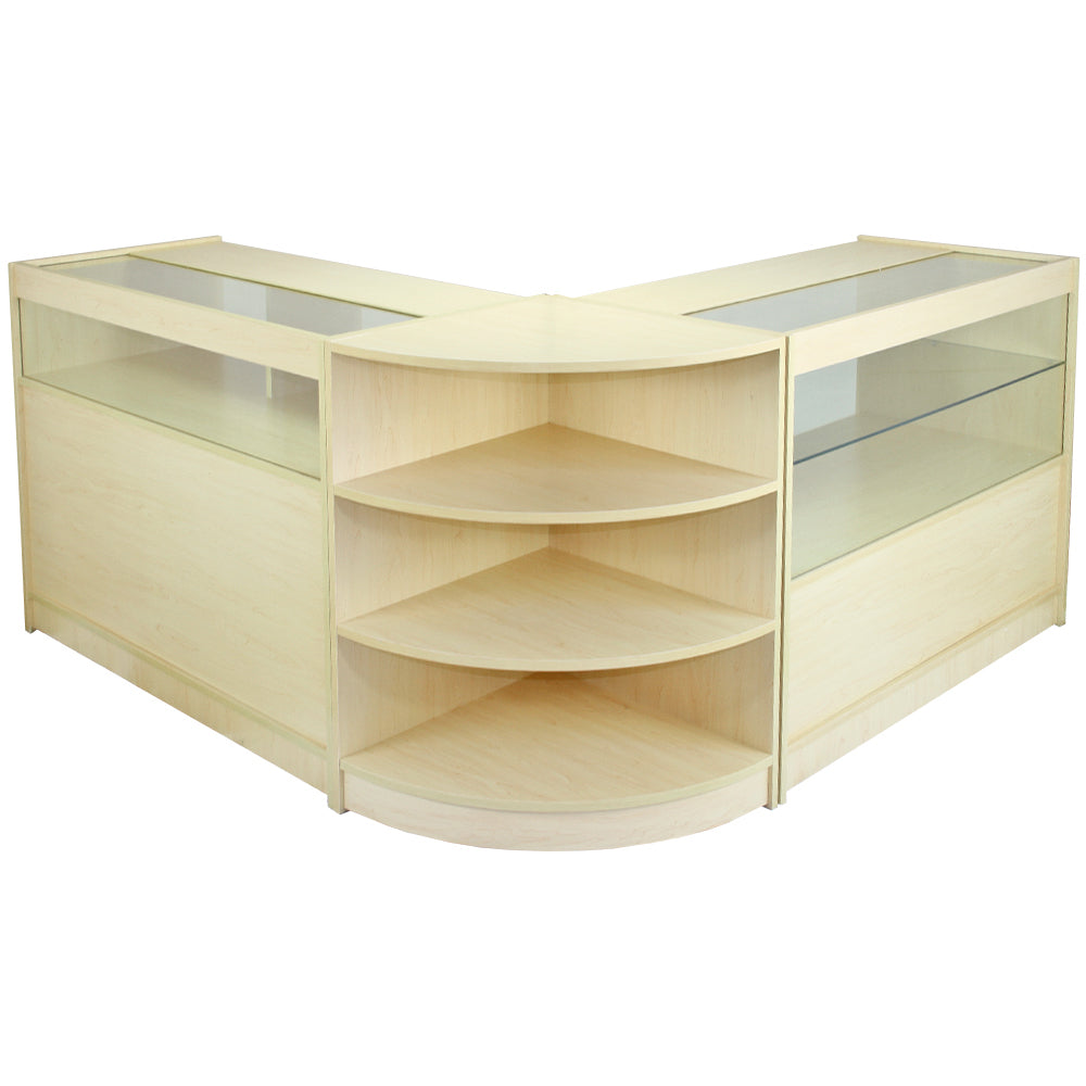 Virgo Maple Shop Counter & Retail Display Set - Used - Very Good
