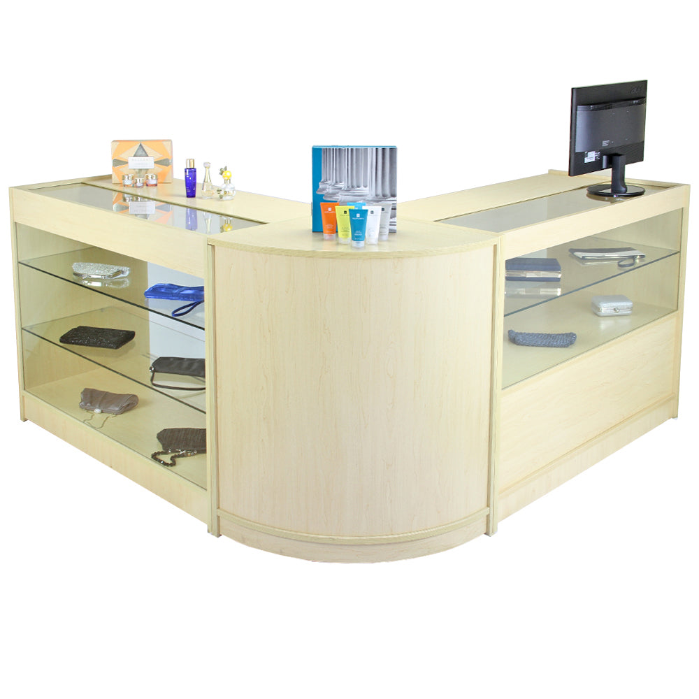 Solar Maple Shop Counter & Retail Display Set - Used - Good