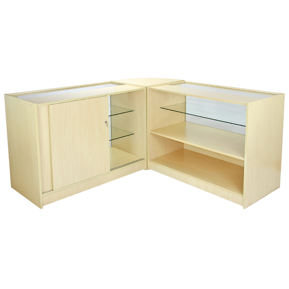 Solar Maple Shop Counter & Retail Display Set - Used - Good