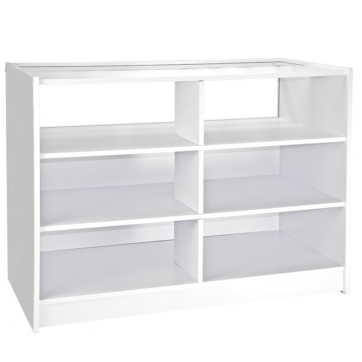 Taurus Brilliant White Shop Counter & Retail Display Set - Used - Acceptable