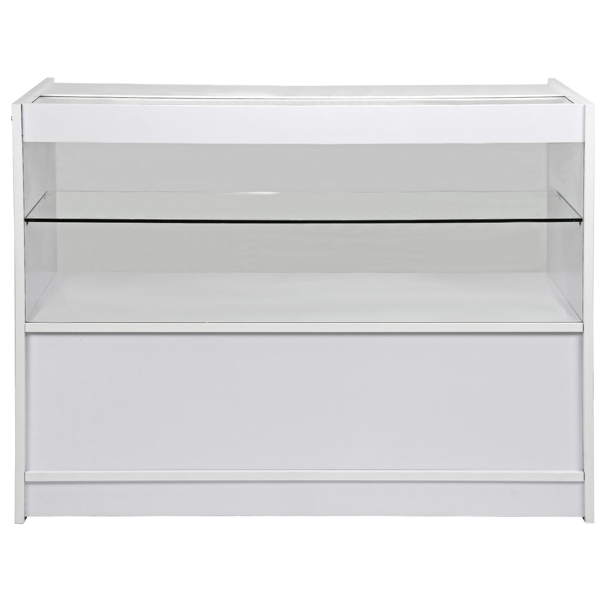 Pegasus Brilliant White Shop Counter & Retail Display Set - Like New