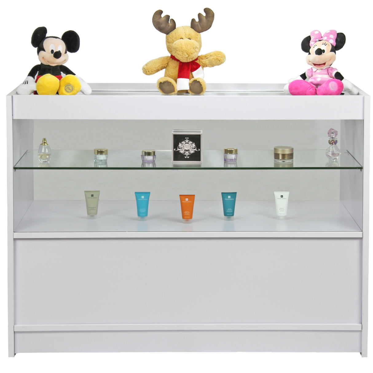 Pegasus Brilliant White Shop Counter & Retail Display Set - Like New