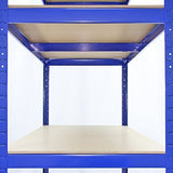Monster Racking T-Rax Strong Storage Shelves, Blue, 120cm W, 60cm D, Set of 3 - Used - Good
