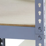 Q-Rax Grey Shelving Units - 90cm x 180cm x 50cm - Used - Very Good