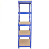 5 x Q-Rax 90 x 50 x 180cm Blue - Like New