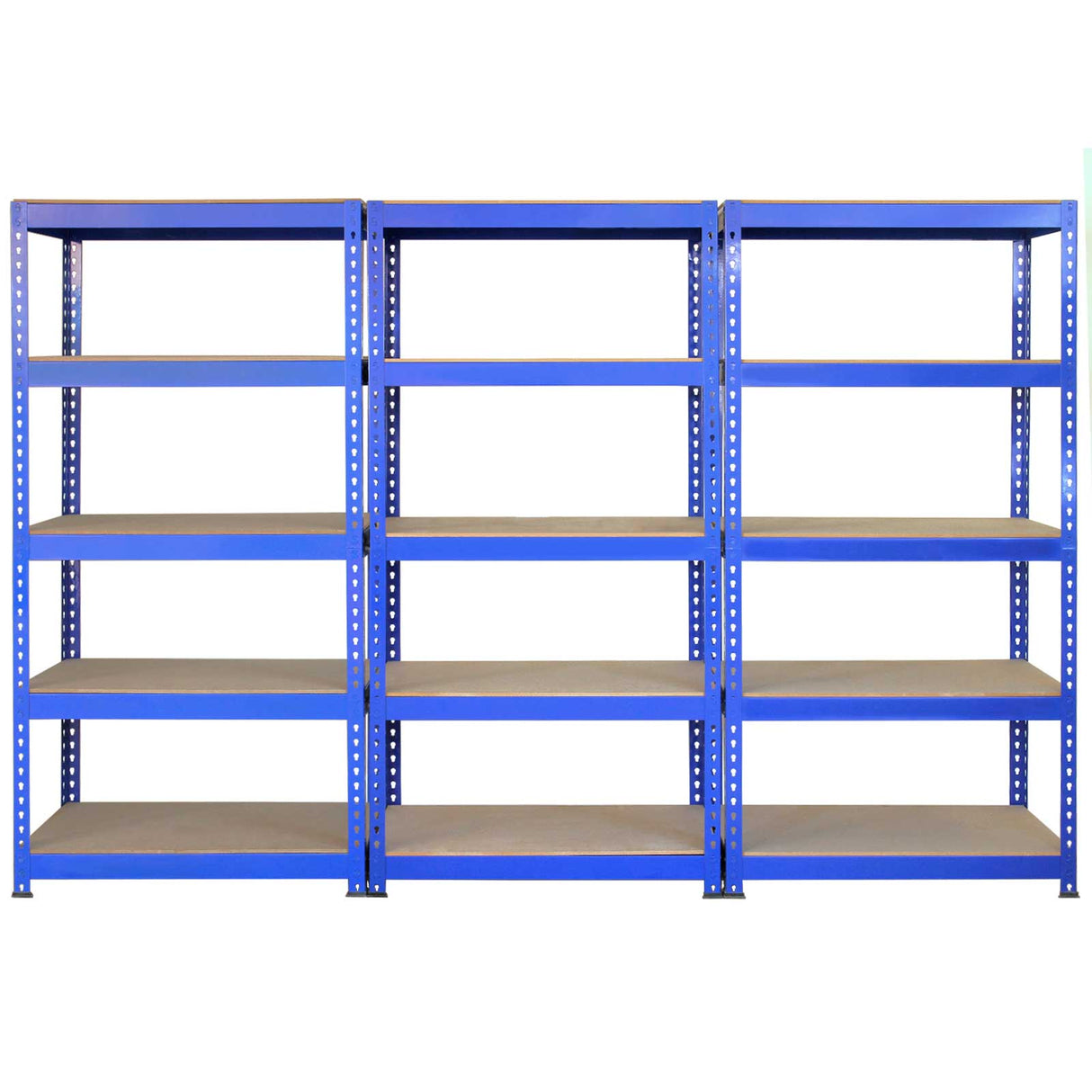 5 x Q-Rax 90 x 50 x 180cm Blue - Like New