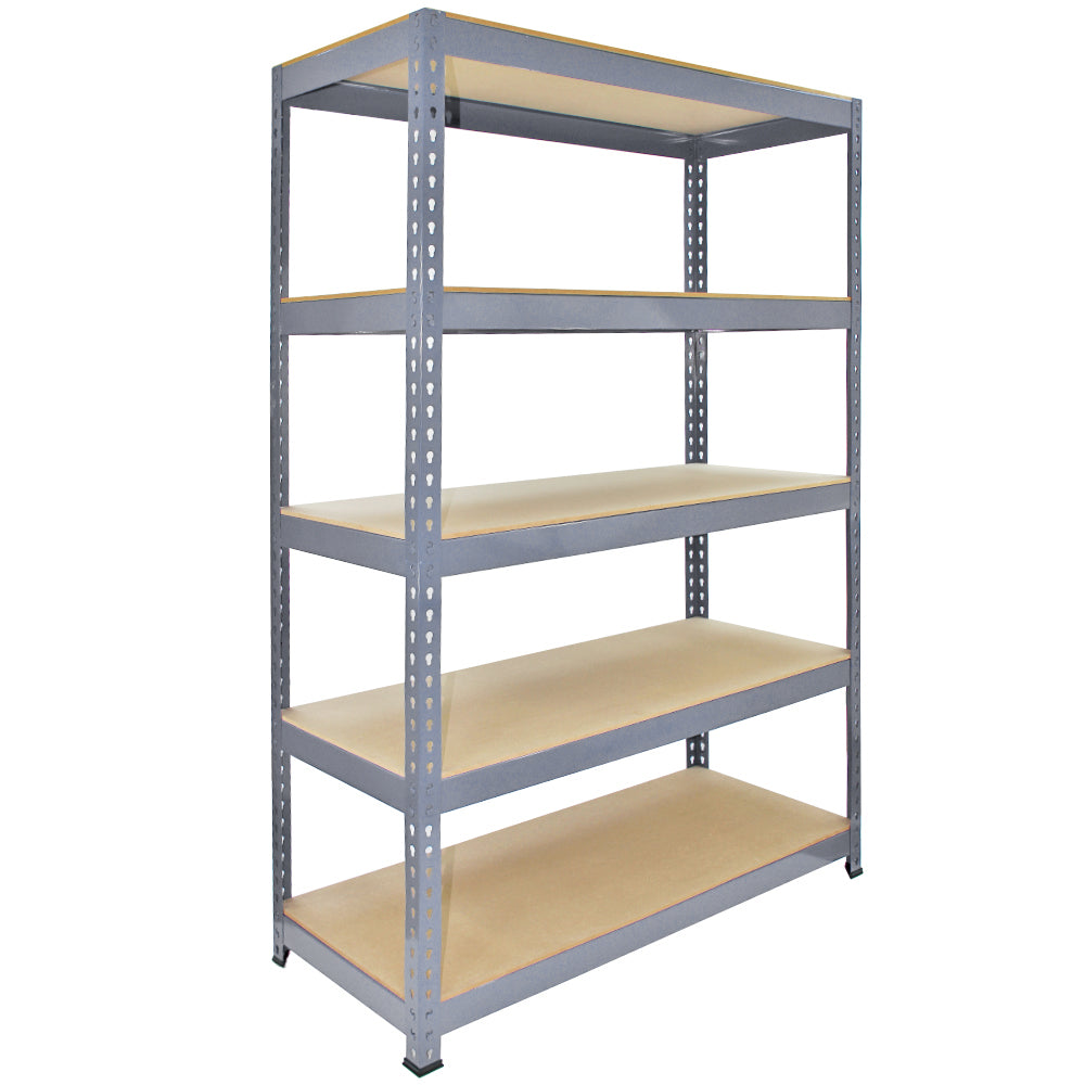 3 x Q-Rax Grey Metal Racking Units 120 x 50 x 180cm - Like New