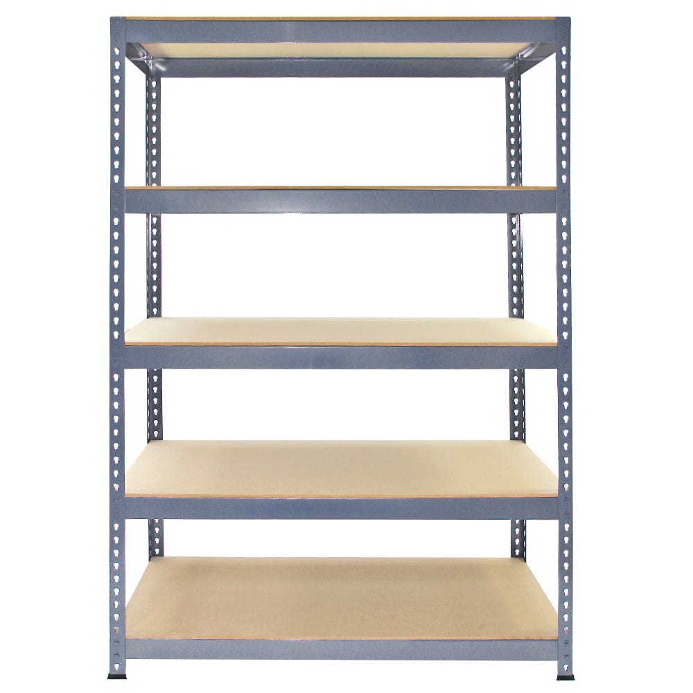 3 x Q-Rax Grey Metal Racking Units 120 x 50 x 180cm - Like New