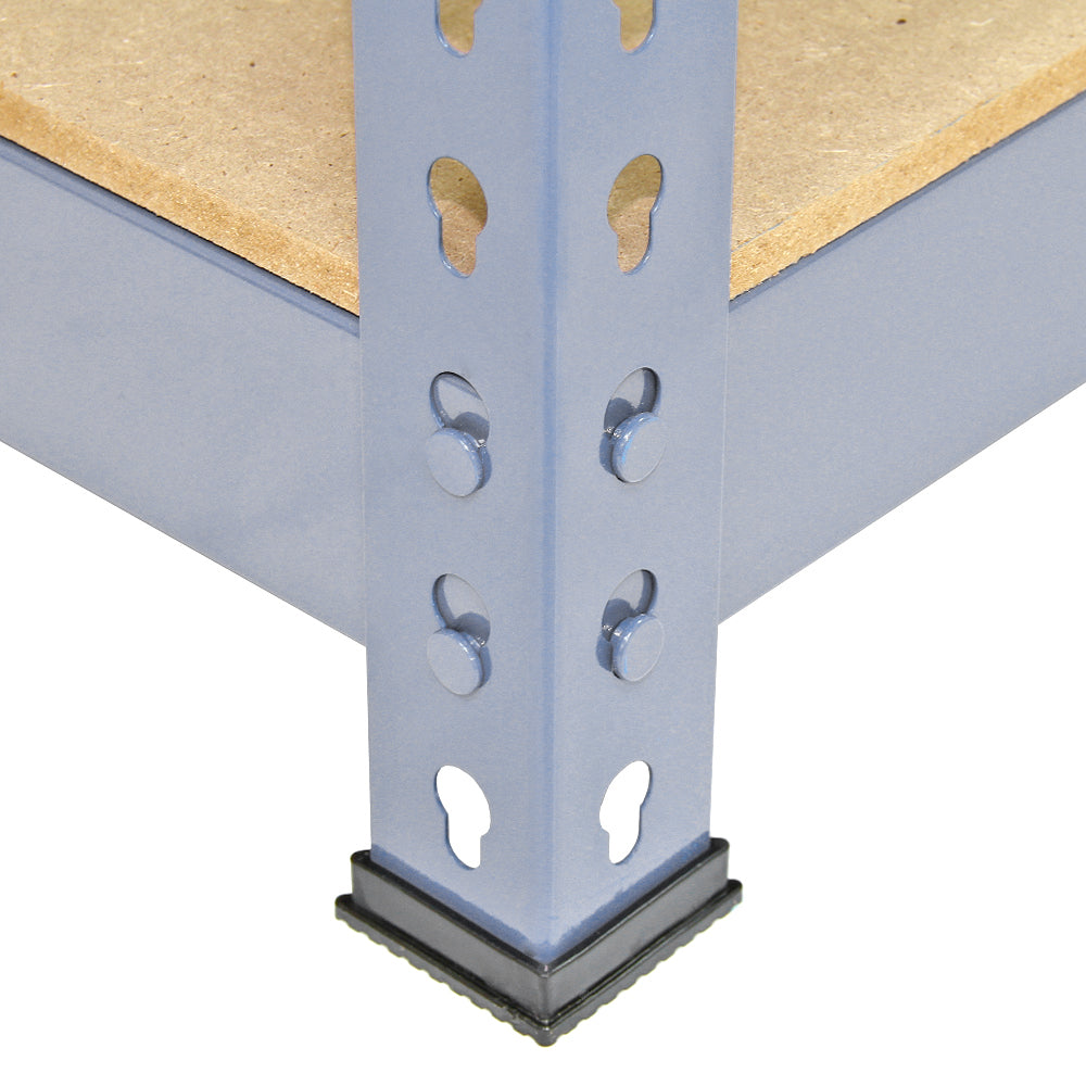 3 x Q-Rax Grey Metal Racking Units 120 x 50 x 180cm - Like New