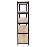 Monster Racking T-Rax Warehouse & Garage Metal Shelving, Black, 90cm W, 45cm D, Set of 10 - Used - Good