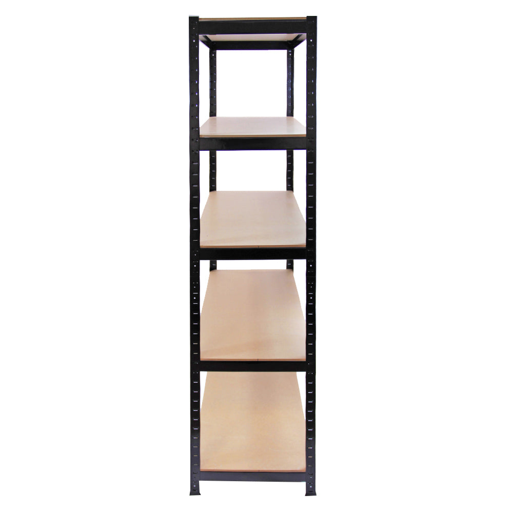 Monster Racking T-Rax Warehouse & Garage Metal Shelving, Black, 90cm W, 45cm D, Set of 10 - Used - Very Good
