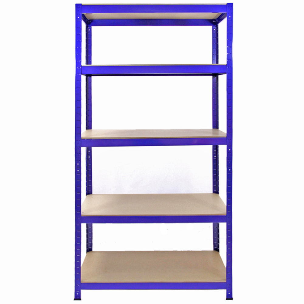Monster Racking T-Rax Metal Storage Shelves, Blue, 90cm W, 45cm D - Used - Acceptable