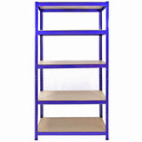 Monster Racking T-Rax Corner Shelving Unit & 4x 90cm Garage Storage Bays, Blue - Used - Good