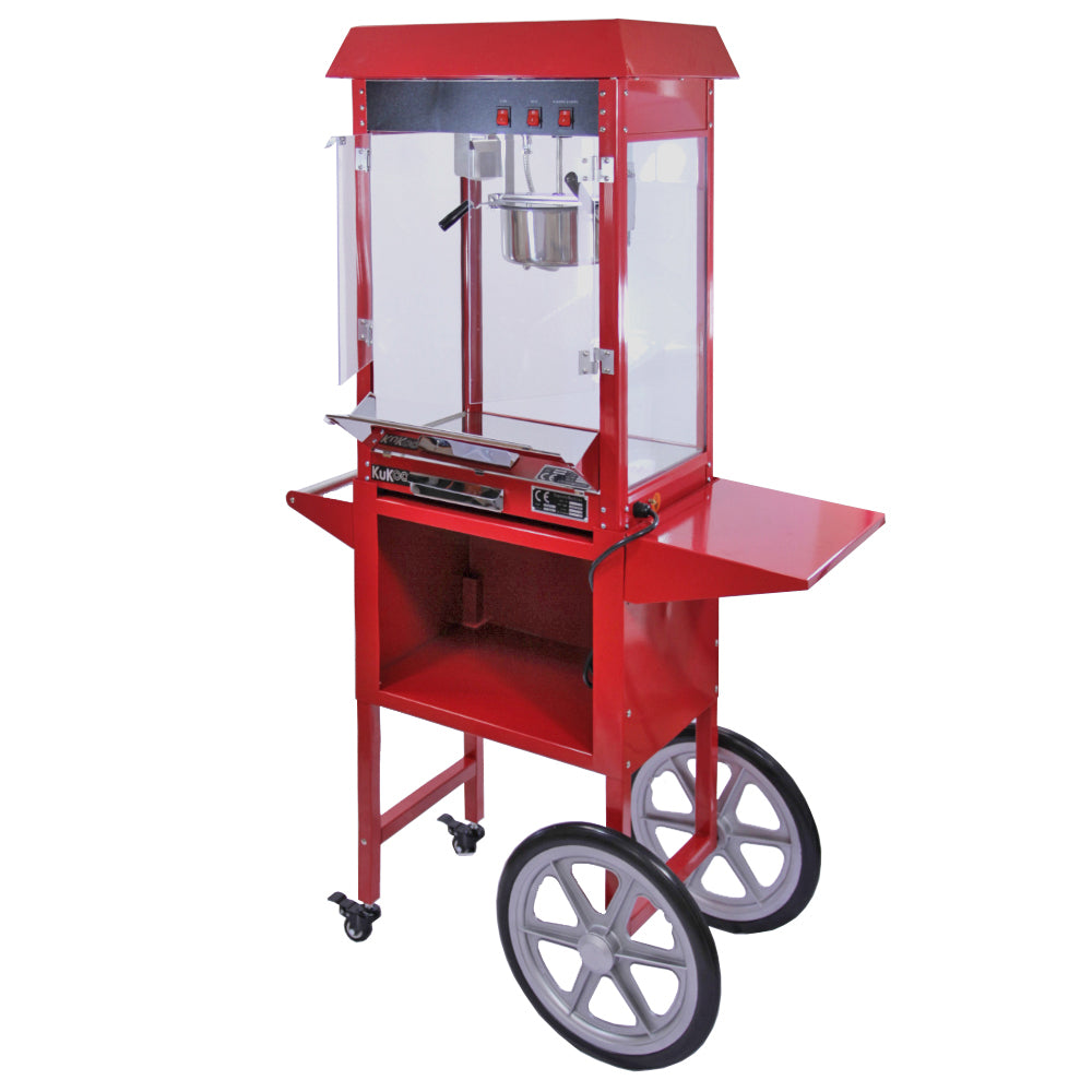 KuKoo Commercial 8oz Popcorn Maker Machine & Cart - Used - Good