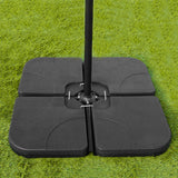 Cream 3m LED Cantilever Parasol With Plain Base - Used - Very Good